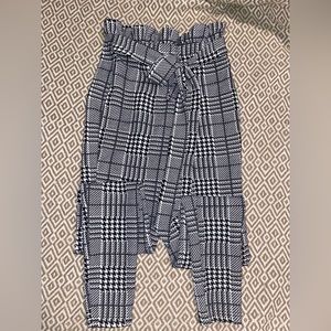 High Waisted Belt Dress Pants